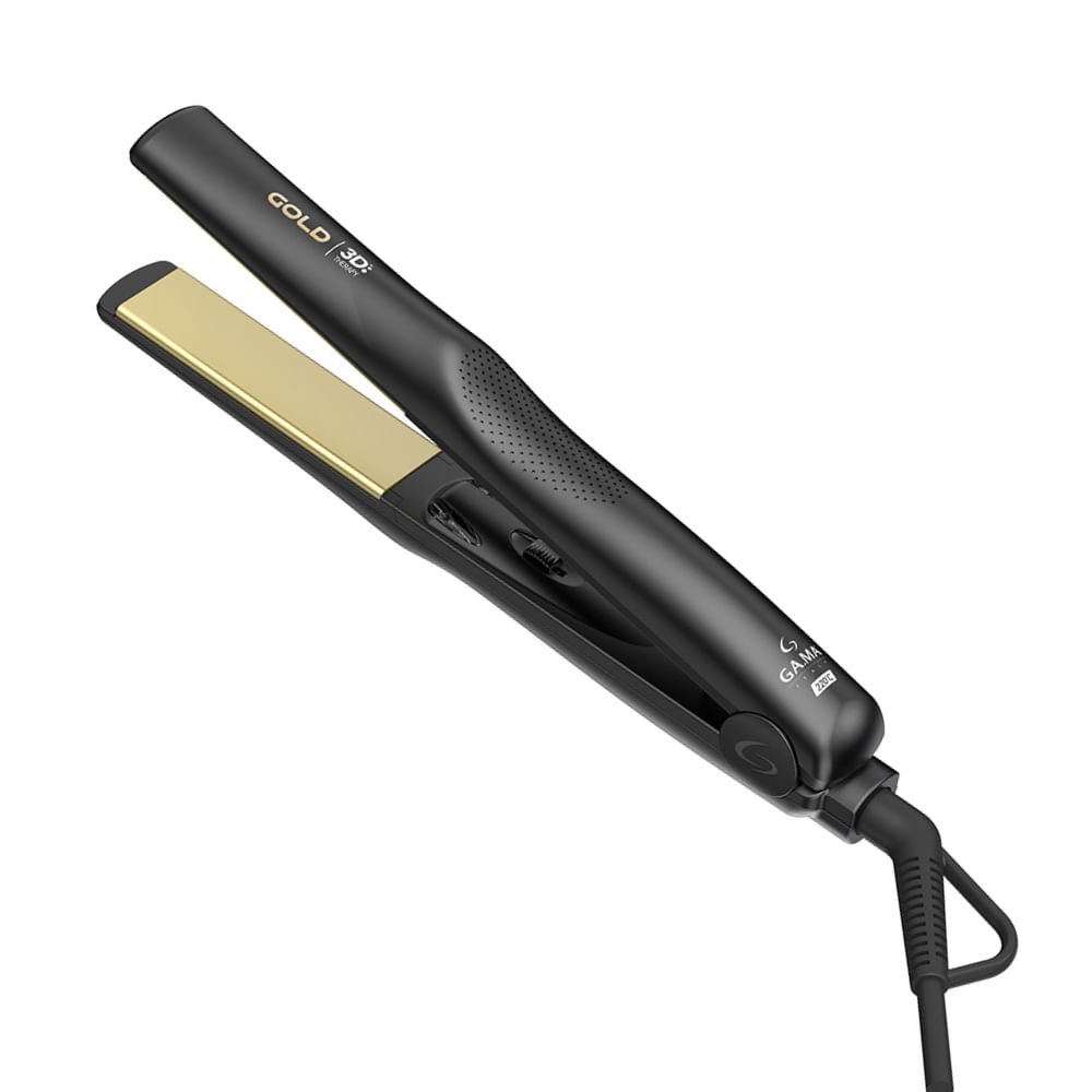 Prancha de Cabelo GA.MA Gold Íon Argan Bivolt