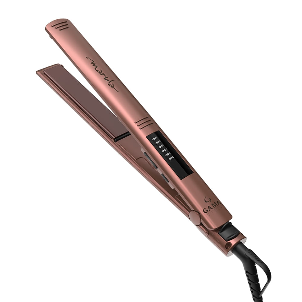Prancha de Cabelo GA.MA Elegance Led Marula Bivolt